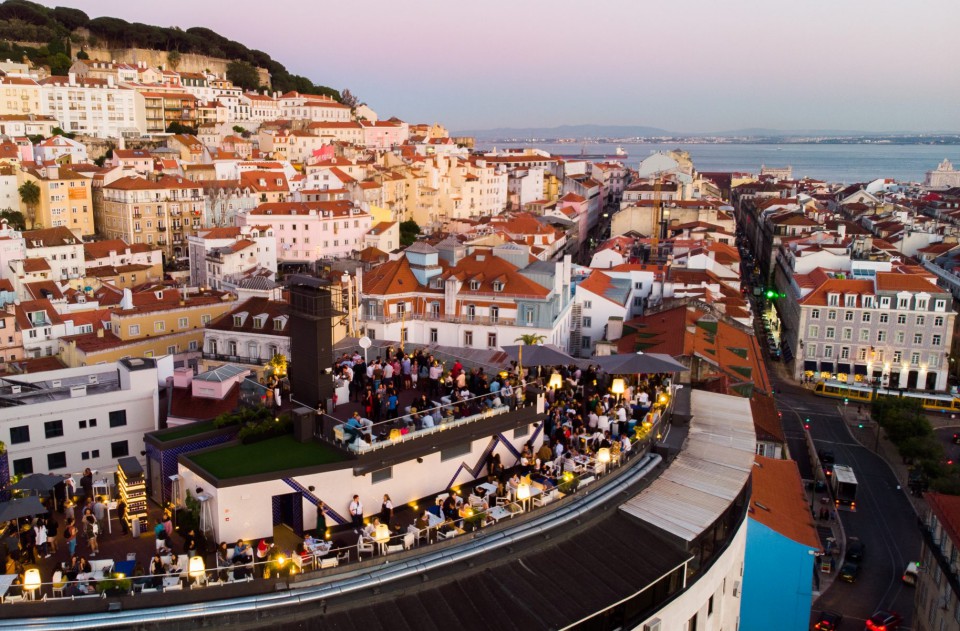 meilleures activités evjf à lisbonne - rooftop lisbonne